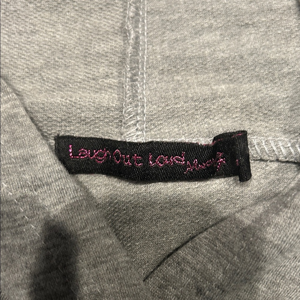 Gray Sleeveless Hooded Sweatshirt Dress - Picture 2 of 4